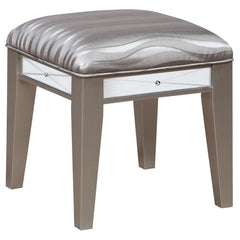 Leighton Silver Vanity Table & Stool