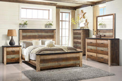 Sembene Brown California King Bed 5 Pc Set