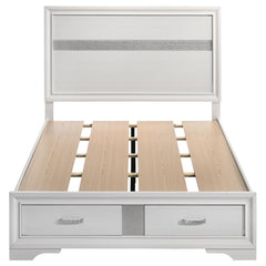 Miranda White Full Storage Bed