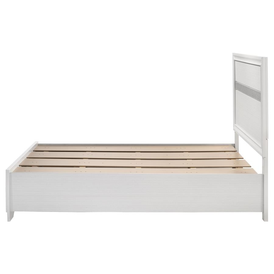 Miranda White Full Storage Bed