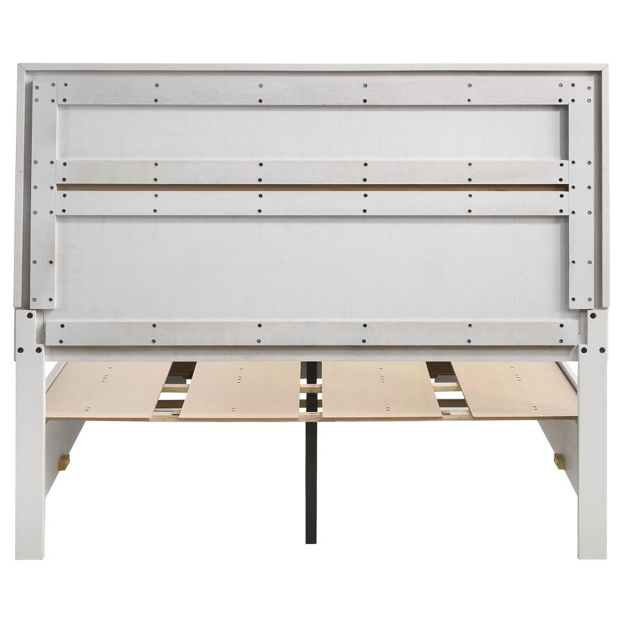 Miranda White Full Storage Bed