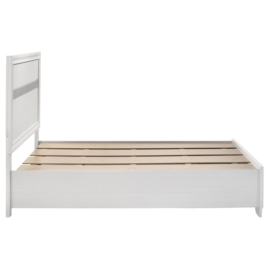 Miranda White Full Storage Bed