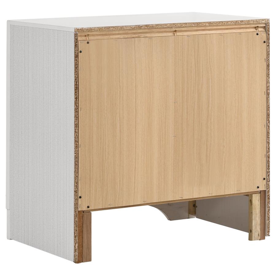 Miranda White Eastern King Bed 4 Pc Set