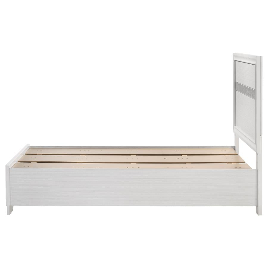 Miranda White Twin Storage Bed