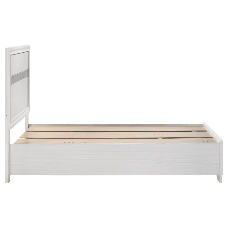 Miranda White Twin Storage Bed