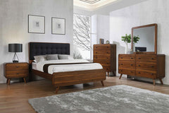 Robyn Brown Eastern King Bed 4 Pc Set