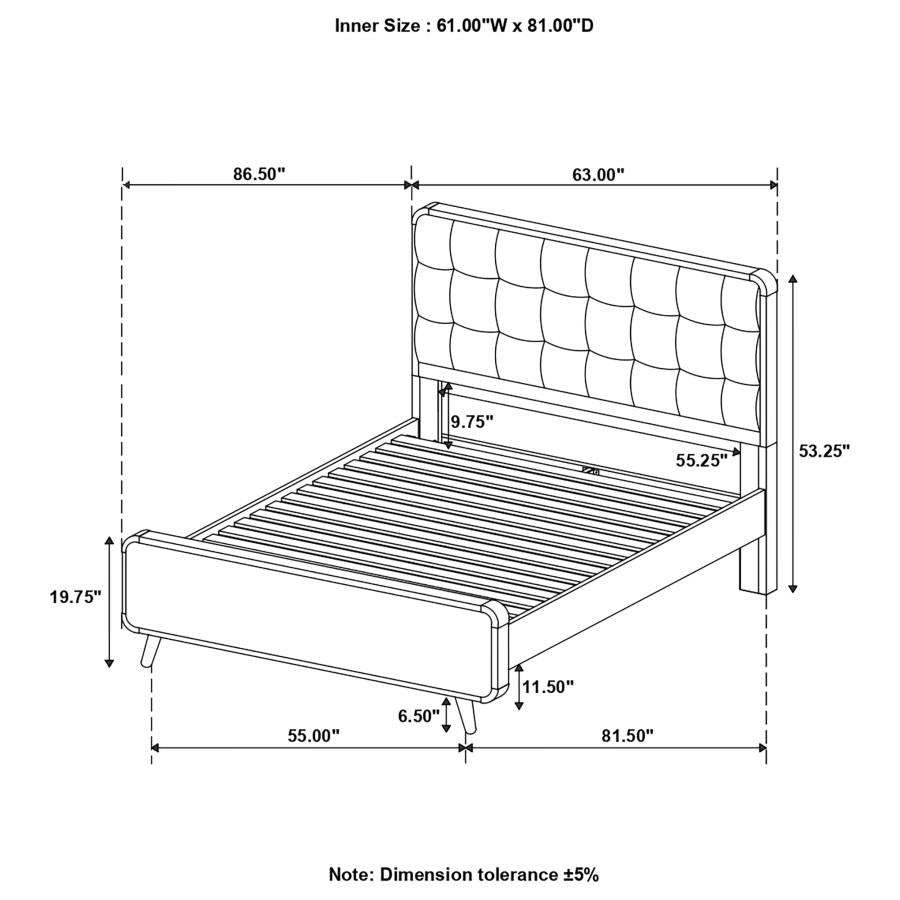 Robyn Brown Queen Bed