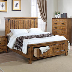 Brenner Brown Full Storage Bed