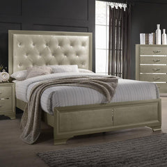 Beaumont Gold Queen Bed