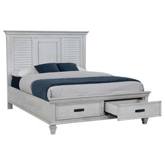 Franco Ivory California King Storage Bed