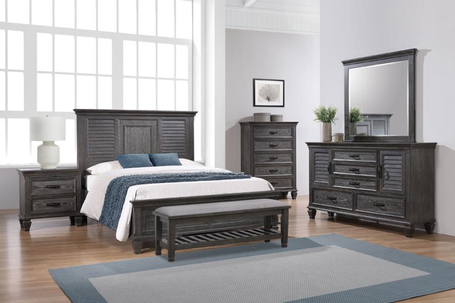 Franco Grey Queen Bed