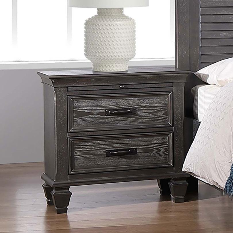 Franco Grey Nightstand