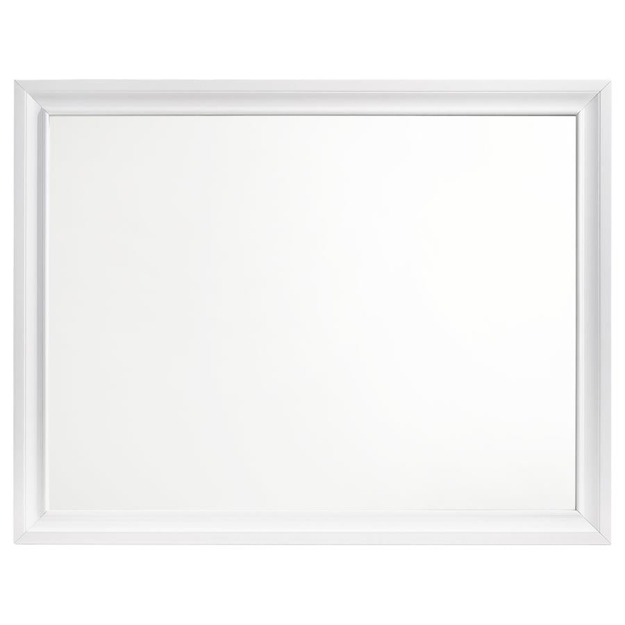 Barzini White Dresser Mirror
