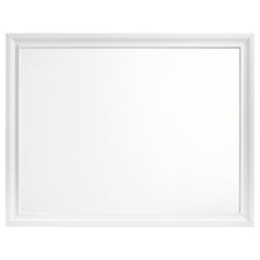 Barzini White Dresser Mirror