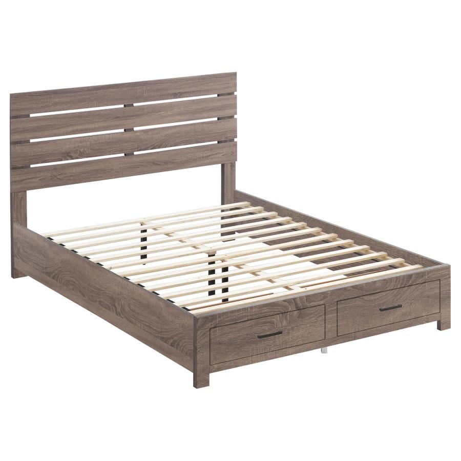 Brantford Brown Eastern King Bed 5 Pc Set