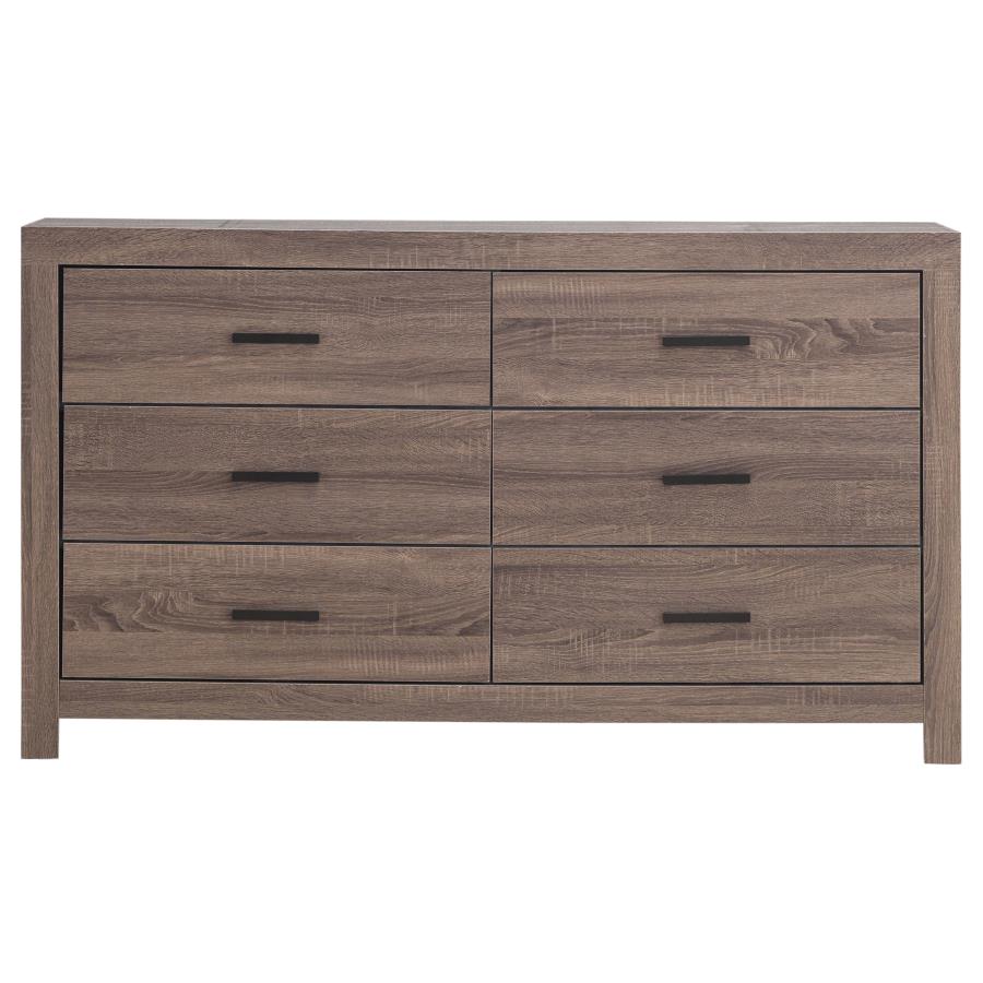 Brantford Brown Eastern King Bed 5 Pc Set