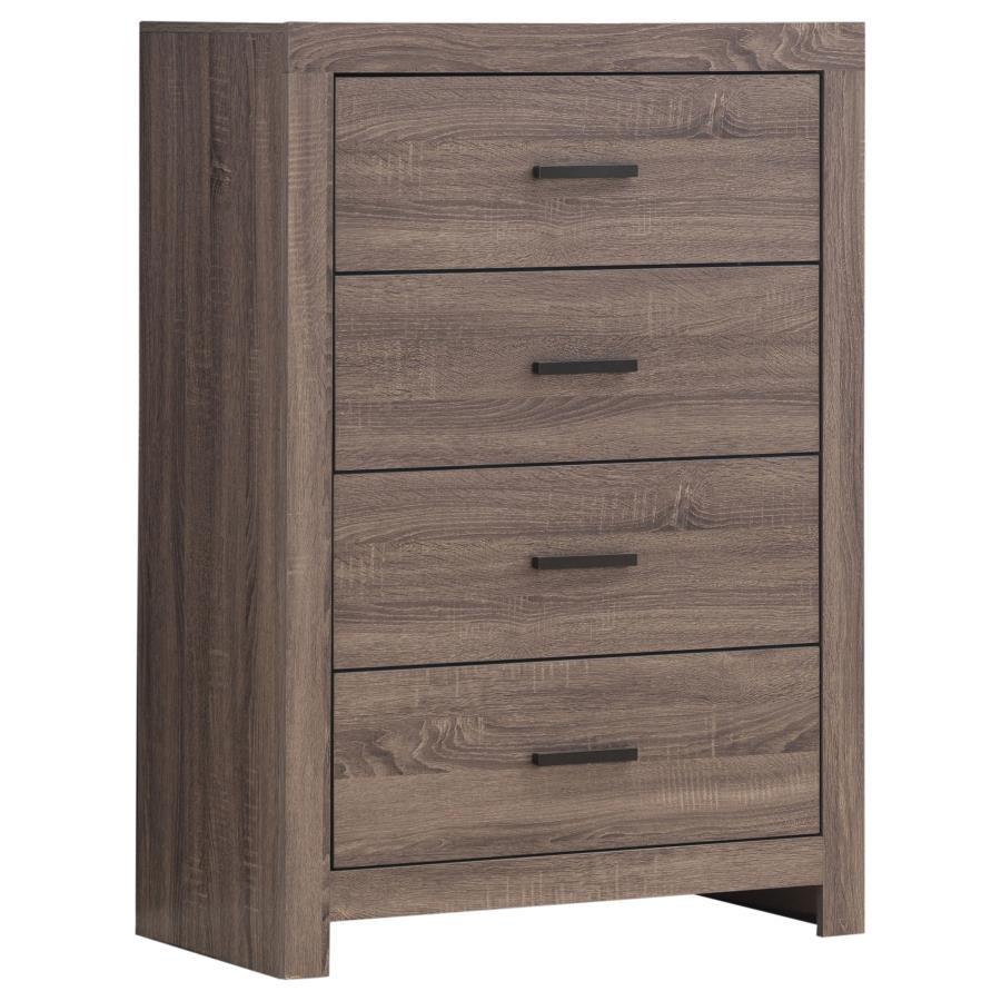 Brantford Brown Eastern King Bed 5 Pc Set