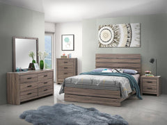 Brantford Brown Eastern King Bed 5 Pc Set