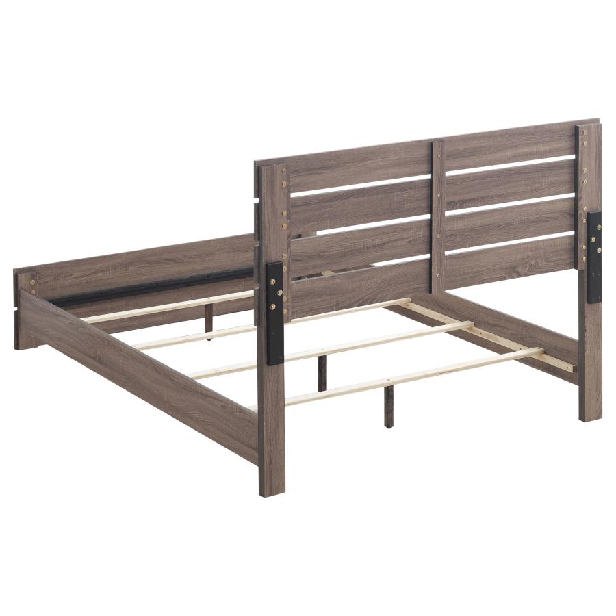 Brantford Brown Eastern King Bed 5 Pc Set