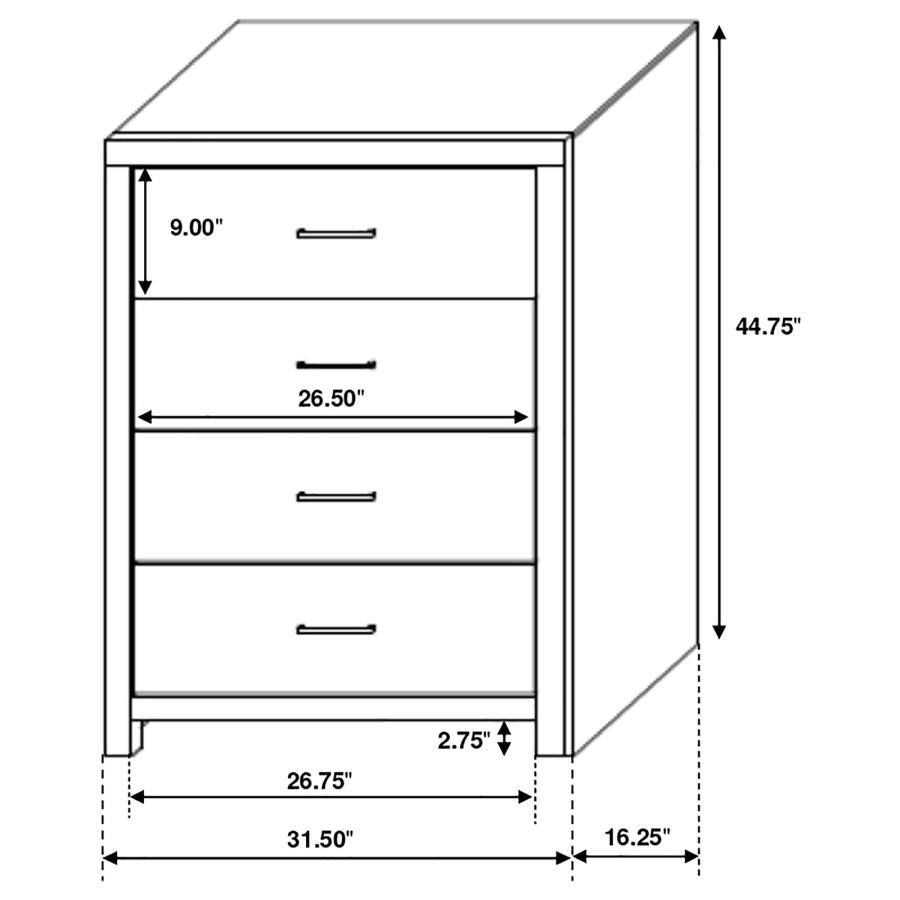 Brantford Brown Chest