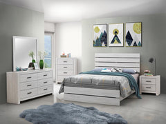 Brantford Ivory Eastern King Bed 4 Pc Set