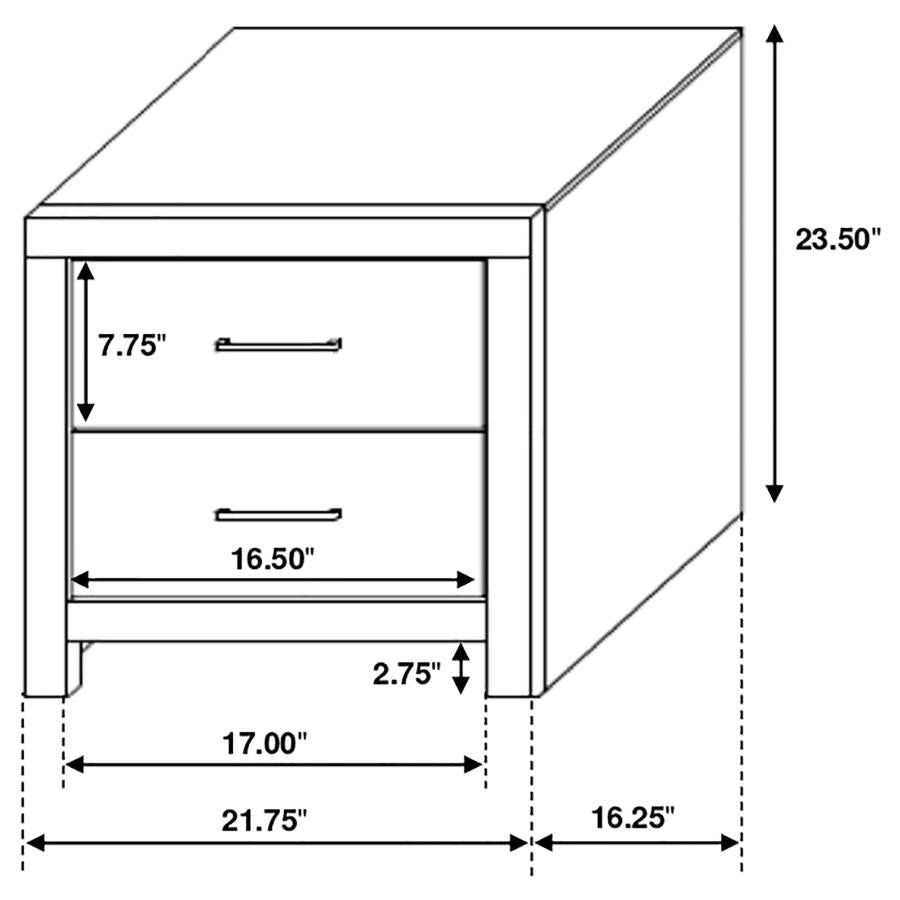 Brantford Ivory Nightstand