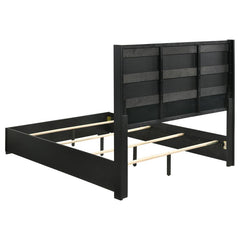 Blacktoft Black Eastern King Bed 4 Pc Set