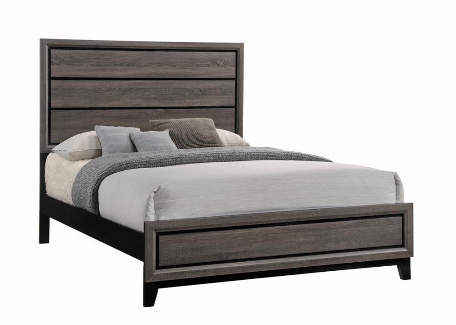Watson Grey Queen Bed 5 Pc Set