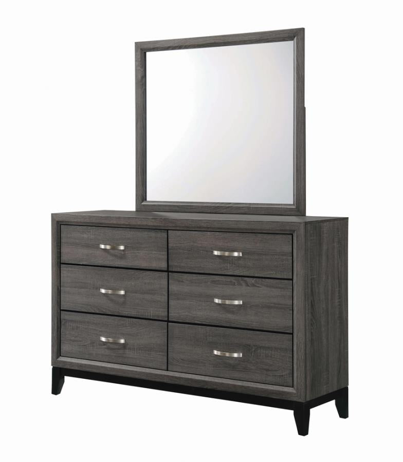 Watson Grey Queen Bed 5 Pc Set