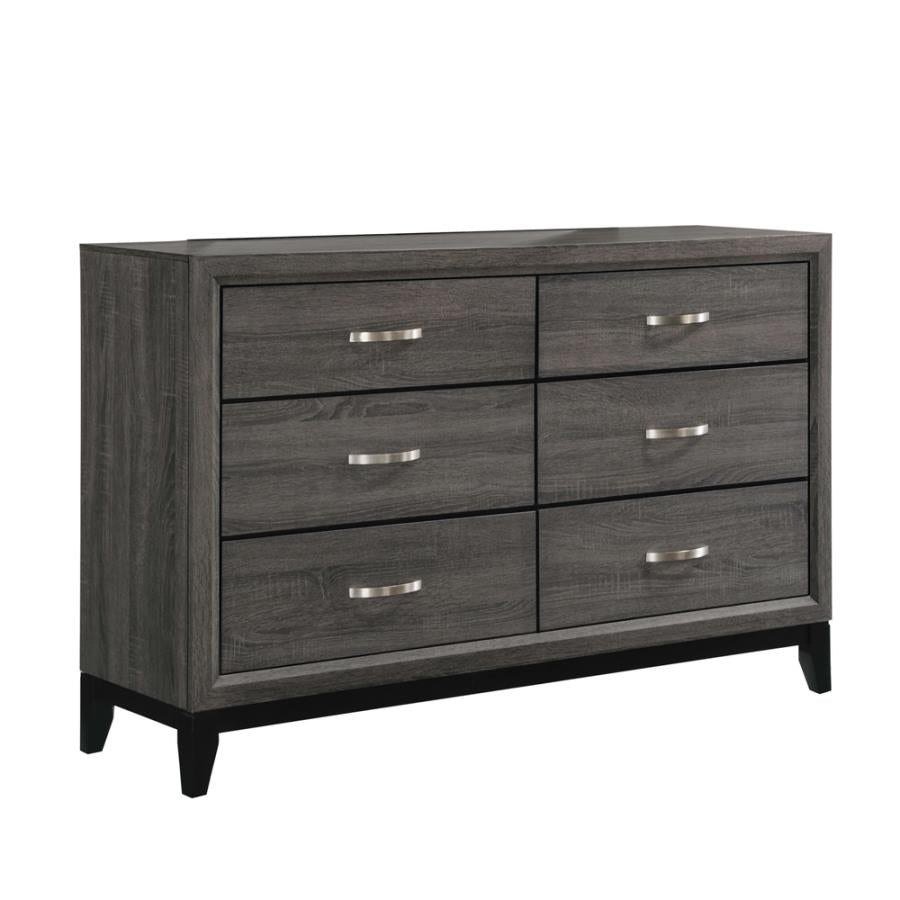 Watson Grey Queen Bed 5 Pc Set