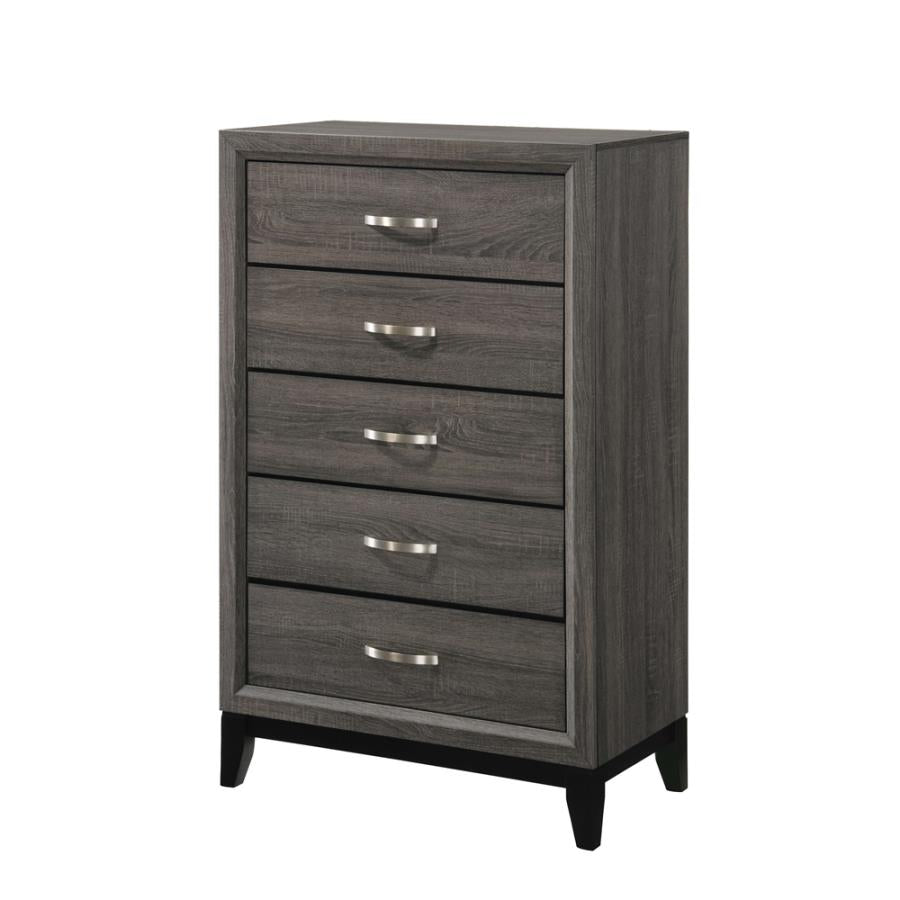 Watson Grey Queen Bed 5 Pc Set