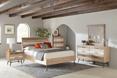 Marlow Brown California King Bed 5 Pc Set
