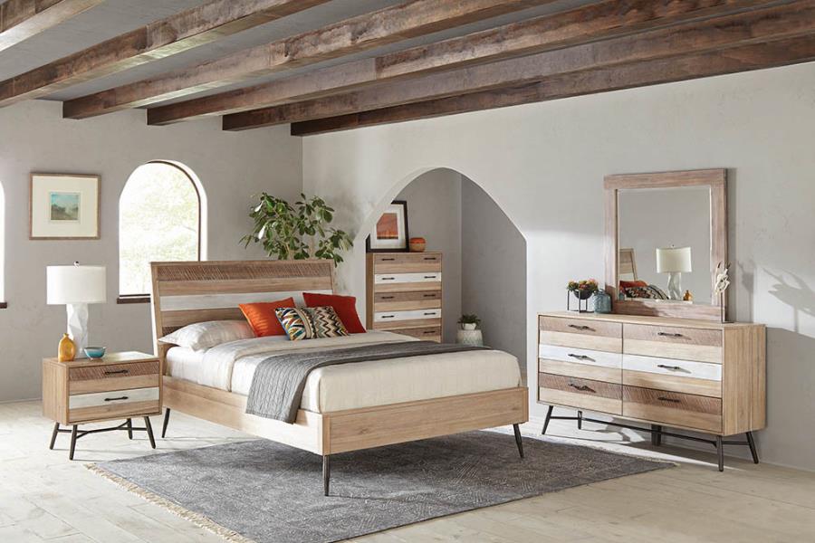 Marlow Brown California King Bed 5 Pc Set