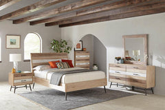 Marlow Brown California King Bed 5 Pc Set