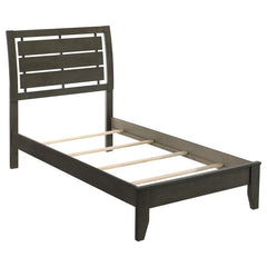 Serenity Grey Twin Bed 4 Pc Set