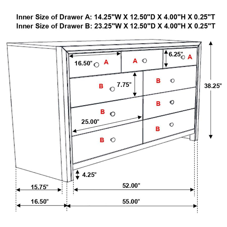 Serenity Grey Dresser