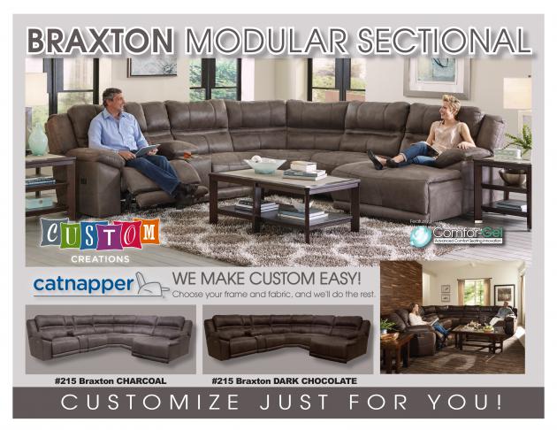 Braxton Modular Sectional Console Storage Box