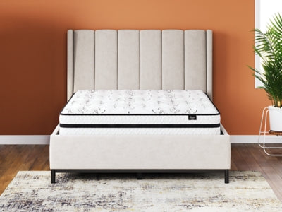 Chime 10 Inch Hybrid Queen Mattress in a Box with Head-Foot Model-Good Queen Adjustable Base