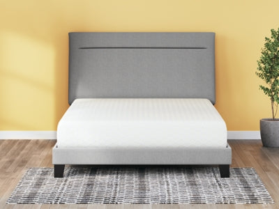10 Inch Chime Memory Foam Queen Mattress in a Box with Better than a Boxspring Queen Foundation