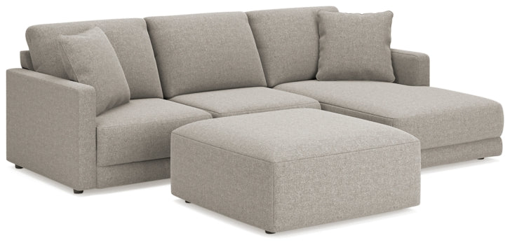 Katany 3-Piece Sectional with Ottoman - PKG014514