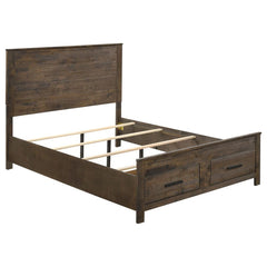 Woodmont Brown Queen Bed 4 Pc Set