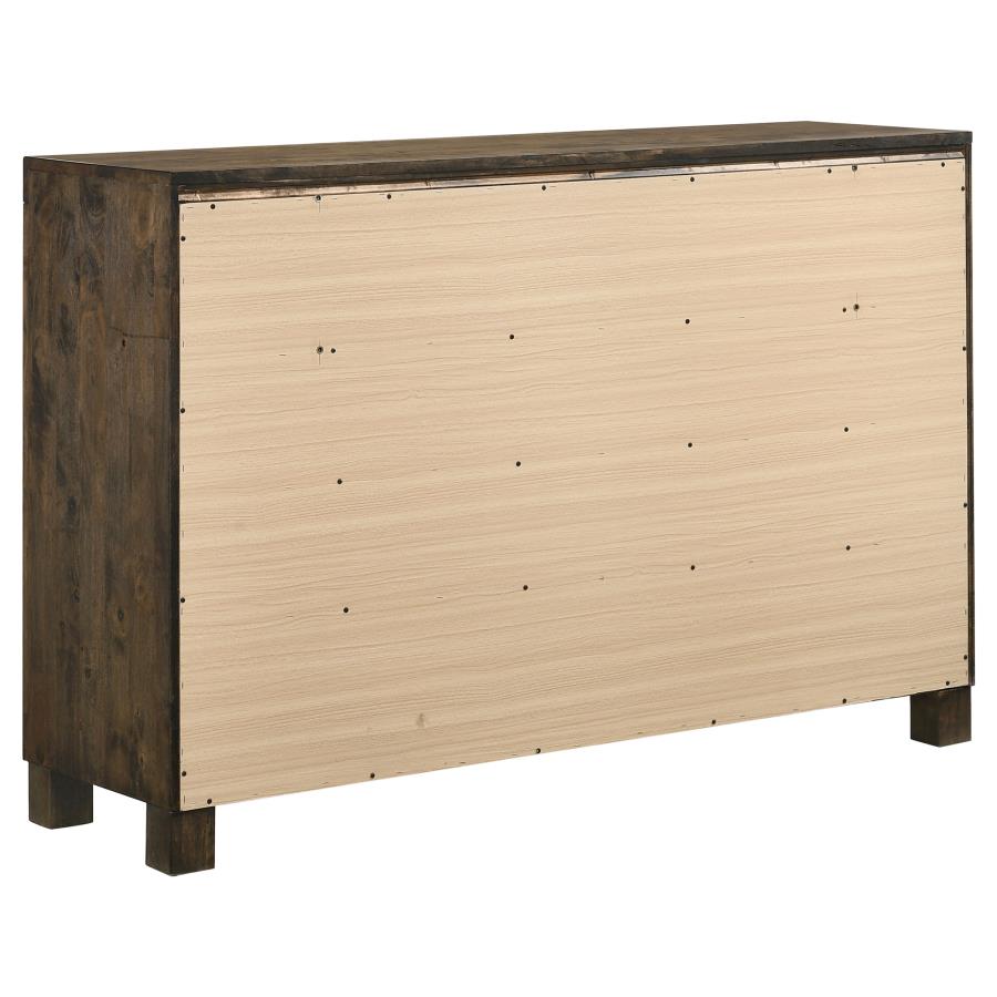 Woodmont Brown Queen Bed 4 Pc Set