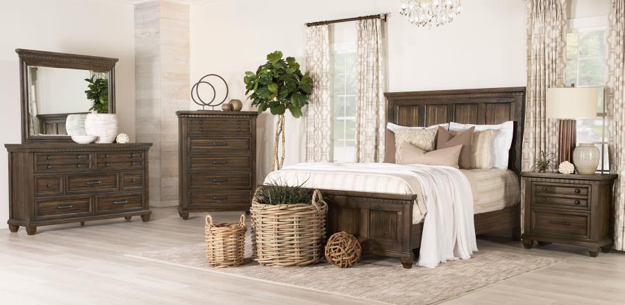 Bennington Brown Eastern King Bed