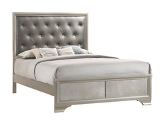 Salford Silver Queen Bed 5 Pc Set