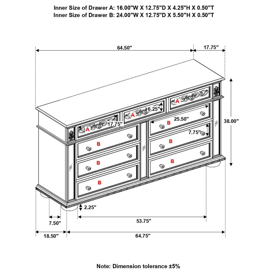 Heidi Silver Dresser