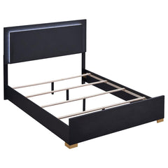 Marceline Black Queen Bed 4 Pc Set
