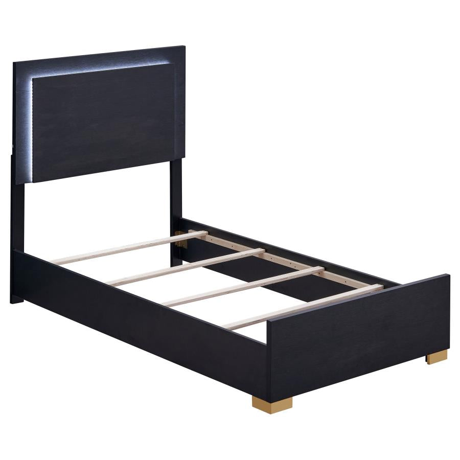 Marceline Black Twin Bed