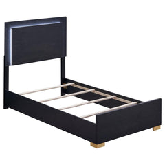 Marceline Black Twin Bed