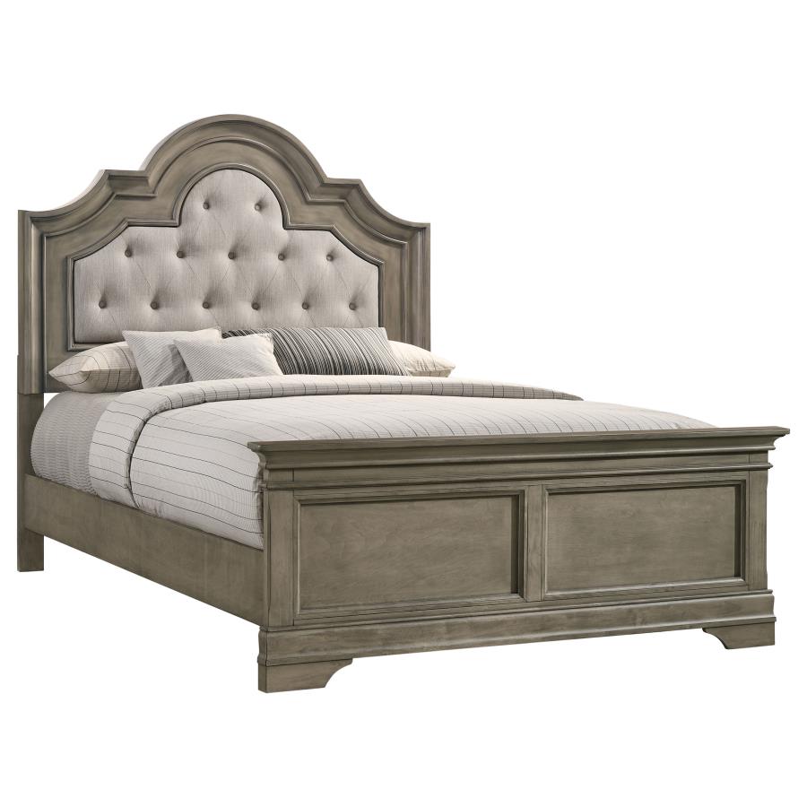 Manchester Brown Queen Bed 4 Pc Set