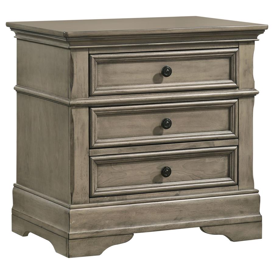 Manchester Brown Queen Bed 4 Pc Set